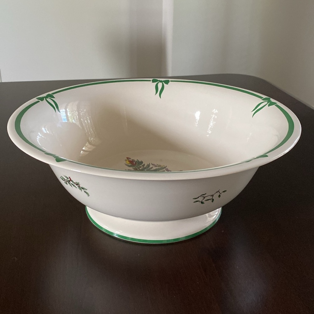 Footed Punch Bowl - Spode Christmas Tree